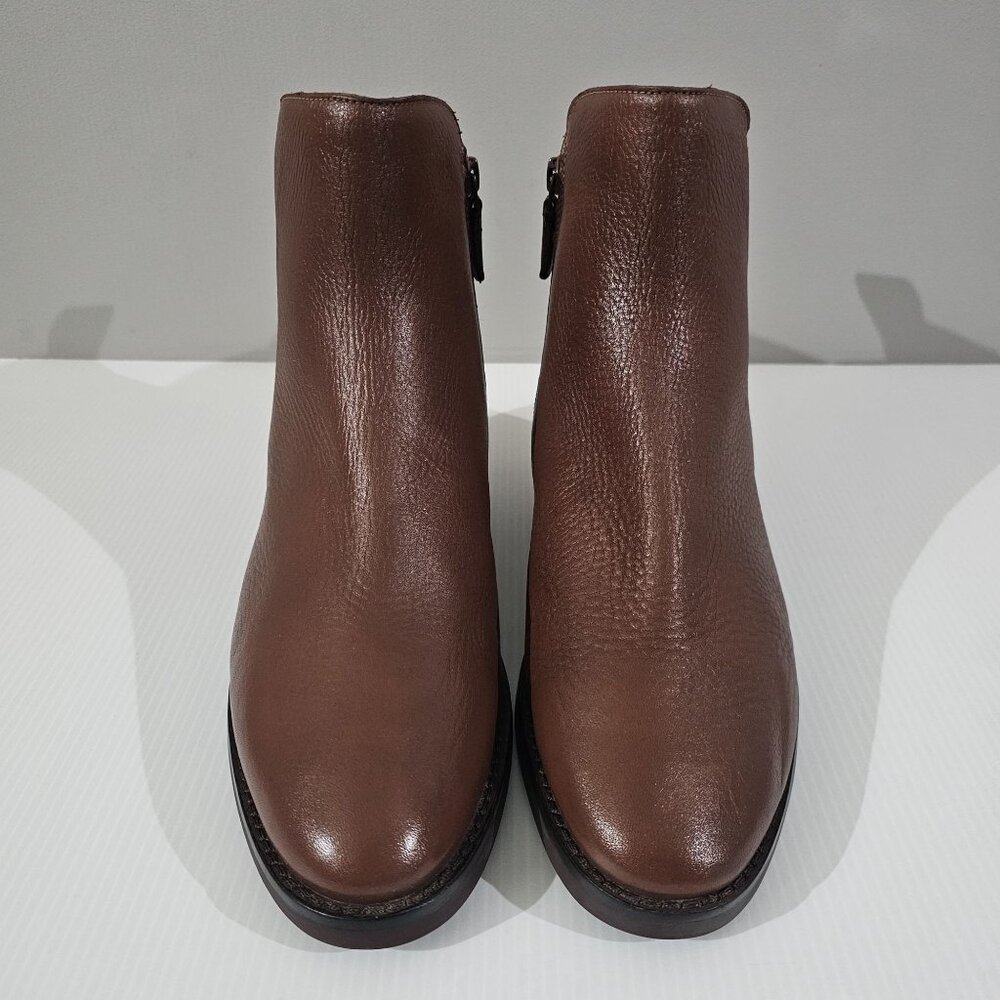 Cole Haan River Chelsea Ankle Bootie Sequoia Brown Leather Boot Size 9 - Picture 6 of 14